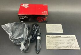 PC Engine GT Car Adapter PI-AD12 12V NEC 1990 Open Box Unused From Japan