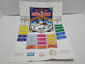 Monopoly Parker Brothers Nintendo NES Poster 16"