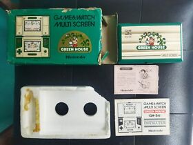Nintendo Game & Watch Green House GH-54 w/ Box 1982