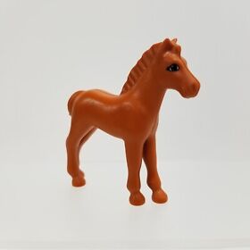 Lego: Belville - Set 7585 - Dark Orange Horse Foal Figure - 6193pb04 