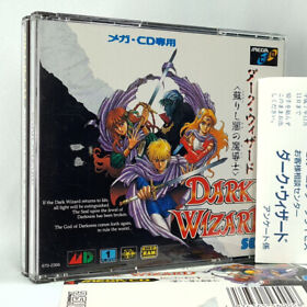 Dark Wizard: Yomigaeri Shiyami no Madoushi + Reg.&Spin.Card Sega MegaCD Japan (M