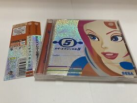 Dreamcast DC  SPACE CHANNEL 5  SEGA  Japan JP Game w/Spine Reg Card flyer FedEX