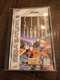 Star Fighter (Sega Saturn, 1996) Complete Disc Case Manual CIB