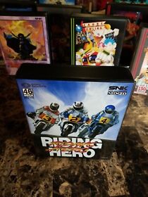 Riding Hero U.S. for the Neo Geo AES SNK 100% GENUINE Authentic! Original Owner 