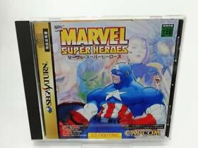 CAPCOM Marvel Super Heroes (Sega Saturn, 1997) NTSC-J from japan
