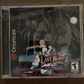 Last Blade 2: Heart of the Samurai (Sega Dreamcast, 2001) Complete CIB W/ Manual