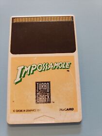 Impossamole Turborgrafx-16 Turbo Grafx TG16 (1991) Video Game Card - Tested