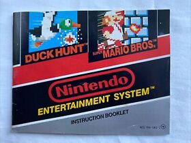 Super Mario Bros / Duck Hunt Nintendo NES Instruction Manual Booklet ONLY