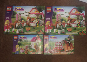 Lego 7585, 7583, 7587 Belville Notice Instructions Horse Stable Chevaux Ecurie