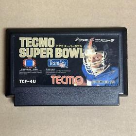 Nintendo Famicom SNE Tecmo Super Bowl Japanese Game Software