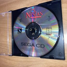 3 Ninjas Kick Back (Sega CD, 1994) Disc Only VERY CLEAN Ships Next Day!! NO HOOK