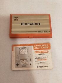 Nintendo DONKEY KONG Game and Watch Multi Screen Retro Orange Rare Tested