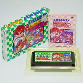 KUNIO KUN IKE IKE NEKKETSU HOCKEY Famicom Nintendo FC Japan Import Complete NES