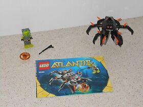 USED LEGO ATLANTIS MONSTER CRAB CLASH (8056) - 100% COMPLETE,  MINIFIG & MANUAL