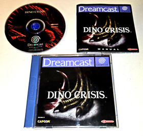 Dino Crisis (SEGA Dreamcast) PAL CIB Excelente estado Supervivencia Terror...