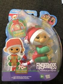 Fingerlings Baby Monkey Snowbelle Figure Christmas Holiday 2023 NEW