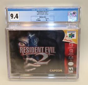 1999 Nintendo 64 N64 Resident Evil 2 CGC 9.4 B+ Brand New Sealed Graded