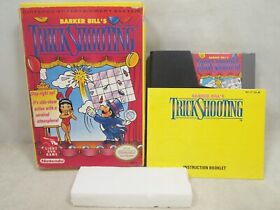 Barker Bill's Trick Shooting (Nintendo | NES) Complete in Box CIB