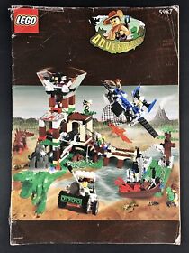 LEGO 5987 ADVENTURERS DINO RESEARCH COMPOUND INSTRUCTION MANUAL ONLY FAIR