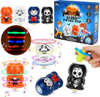 4 Pack Halloween Spinning Top Toys with Flashing Lights and Music for Kids Boys 