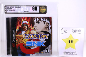 Capcom vs. SNK New Sega Dreamcast Factory Sealed WATA VGA Grade 90 Mint NIB