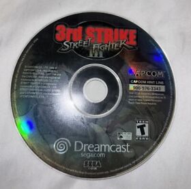 STREET FIGHTER III: 3RD STRIKE Sega Dreamcast Game Disc Only Fast Shipping Untes