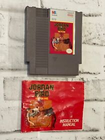 Nintendo Jordan Vs. Bird NES Basketball Game & Instruction Manual Tested Works