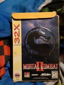 Mortal Kombat II (Sega 32X, 1994)   With Box No Manual