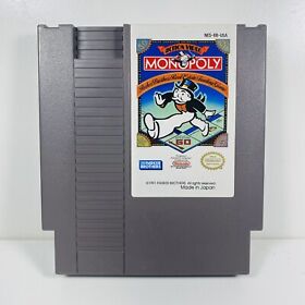 MONOPOLY -- NES Nintendo Authentic Original Game TESTED GUARANTEED