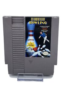Championship Bowling (Nintendo NES, 1989) Tested & Working Authentic Bowling