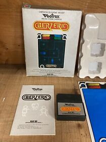 Berzerk (1982) Vectrex Arcade System Cartridge Complete w/ Box, Overlay, Manual