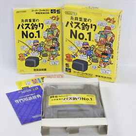 ITOI SHIGESATO NO BASS TSURI No.1 Super Famicom Nintendo 2429 sf