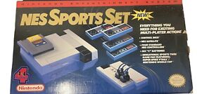 Nintendo NES Sports Set in Box (Missing World Cup Game) Tested & Working