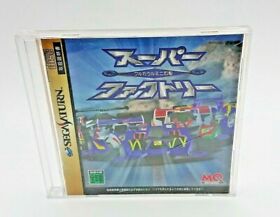 Full Cowl Mini Yonku Super Factory 4WD Sega Saturn Game + Manual SS Japan NTSC-J