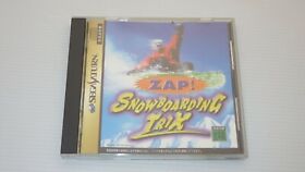 SegaSaturn Games SS " Zap! Snowboarding Trix " TESTED /S1198