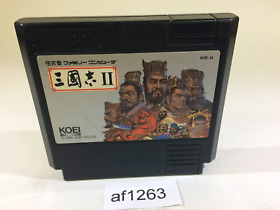 af1263 SANGOKUSHI Records of the Three Kingdoms II 2 NES Famicom Japan