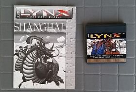 SHANGHAI  Atari Lynx NEW Cartridge and Manual NO BOX