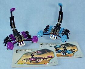 2001 Lego Bionicle Rahi 8548 NUI-JAGA Stinging Scorpions - 100% with 2 Manuals
