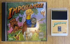 Impossamole (TurboGrafx-16) CIC- Case Game & Manual - TESTED! No Box