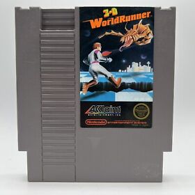 Nintendo NES 3-D WorldRunner Tested & Working Authentic Acclaim Cartridge Only