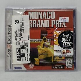 Monaco Grand Prix Sega Dreamcast Sealed (D8)