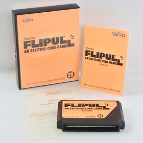 FLIPULL An Exciting Cube Game Famicom Nintendo 1993 fc