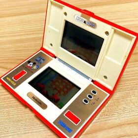 Nintendo Game & Watch Multi Screen Mickey & Donald DM-53 Tested & Working Japan
