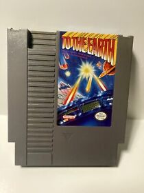 To the Earth (Nintendo Entertainment System, 1990) NES Cleaned Tested