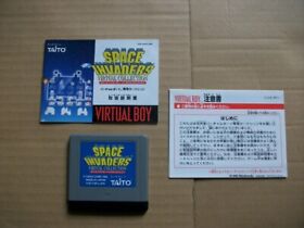 Virtual Boy Space Invaders Virtual Collection Test Completed Used Excellent