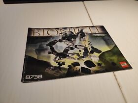 LEGO 8738, BIONICLE, BUILDING INSTRUCTIONS, INSTRUCTIONS, ONLY INSTRUCTION, LEGO BIONICLE 