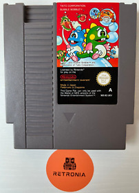 Gioco Bubble Bobble per Nintendo NES versione UK con custodia completamente pulita e testata