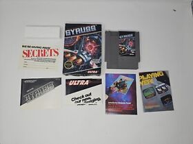 Gyruss Original NES Box, Manual & Game!  Authentic!!  Tested & Working!!