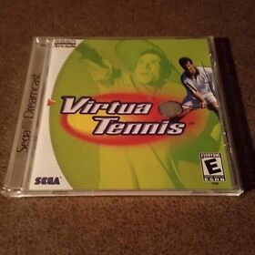 Virtua Tennis (Sega Dreamcast, 2000) - Complete w/ Manual CIB 