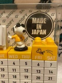 Snoopy Block Calendar Perpetual Calendar Joe Cool Tabletop